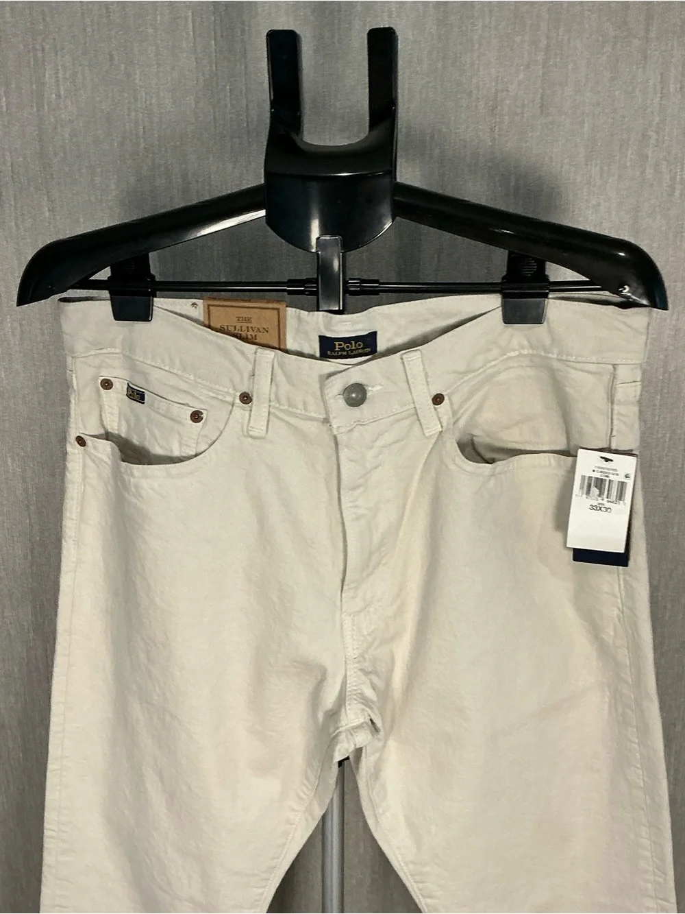 Polo by Ralph Lauren Slim Straight Jeans in Light Beige Size 33X30
